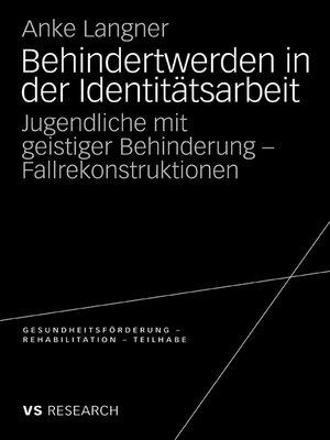 cover image of Behindertwerden in der Identitätsarbeit